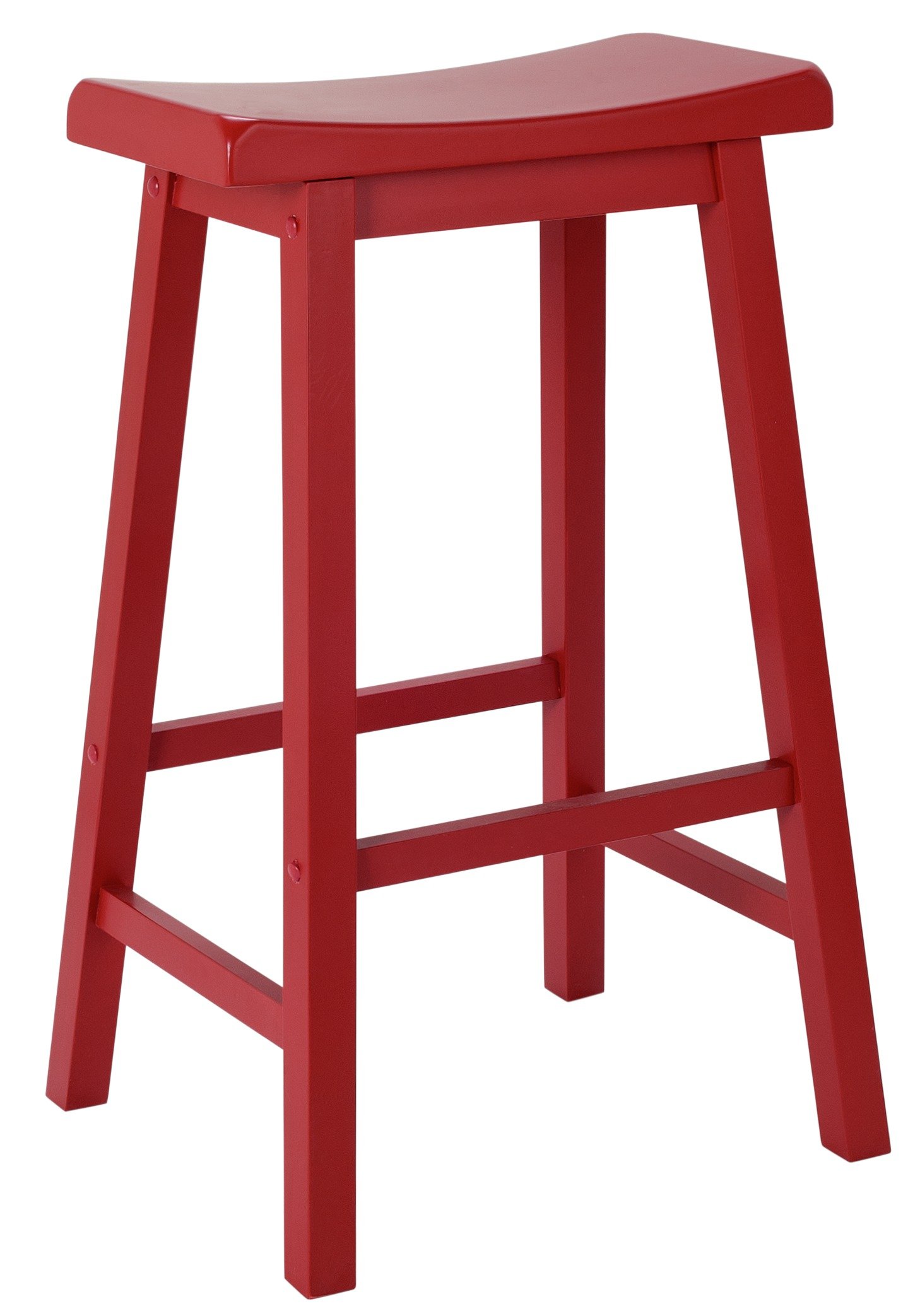 Hygena Solid Wood Saddle Bar Stool Review