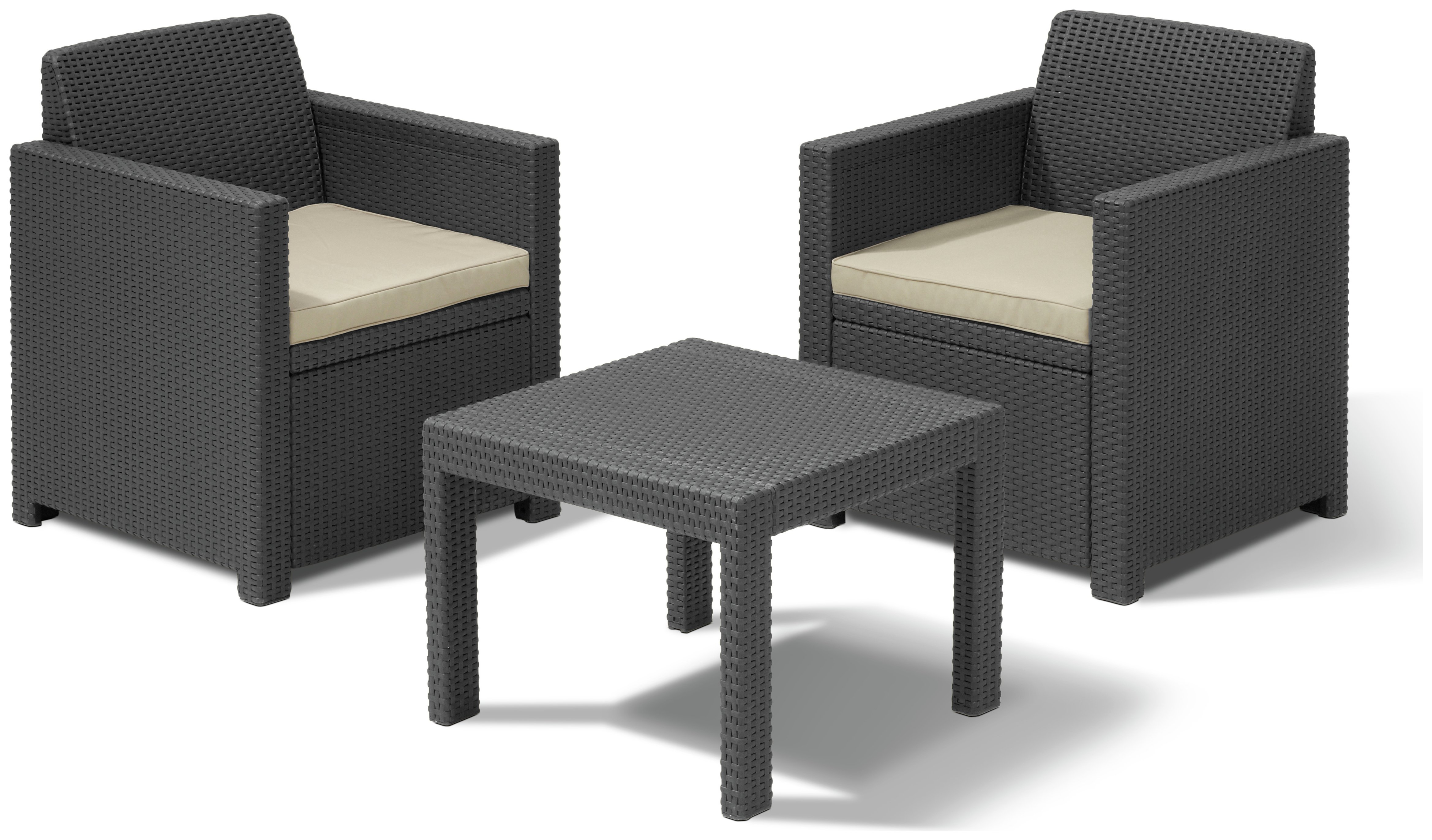Комплект мебели для балкона keter allegro balcony set - kete.