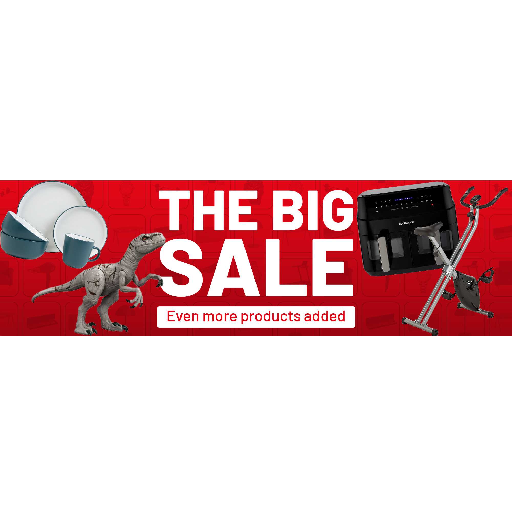  The Big Sale. Even more products added.