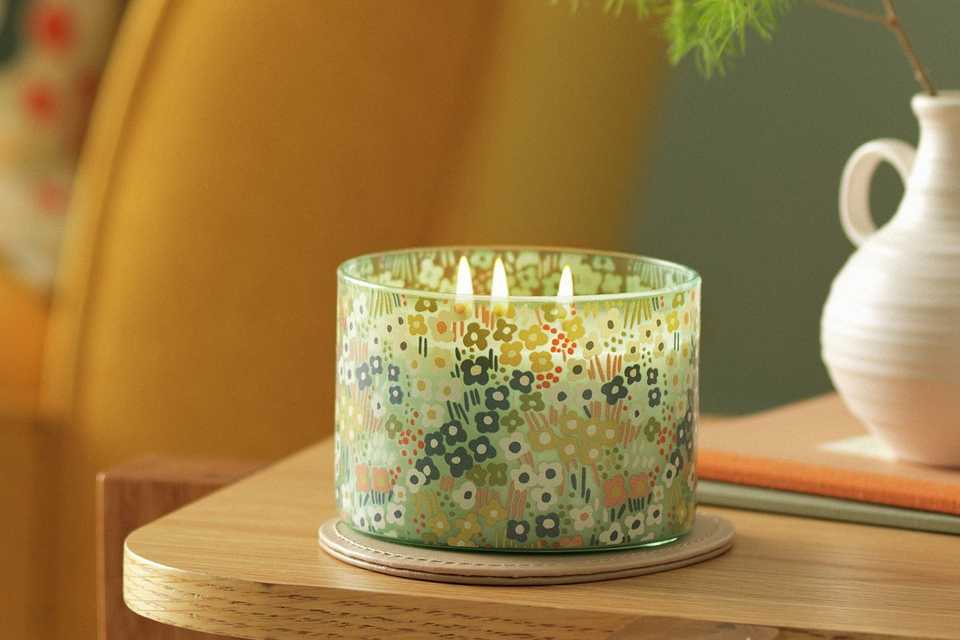 Habitat x Scion Meadow Multiwick Candle Hyacinth/White Birch.
