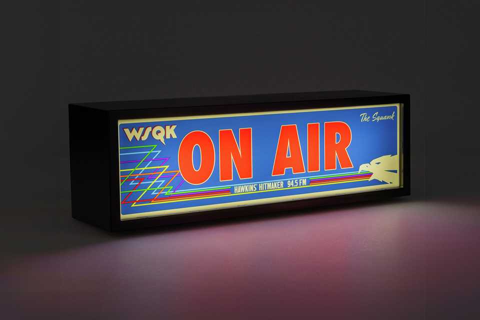 Stranger Things 5 WSQK On Air Light.