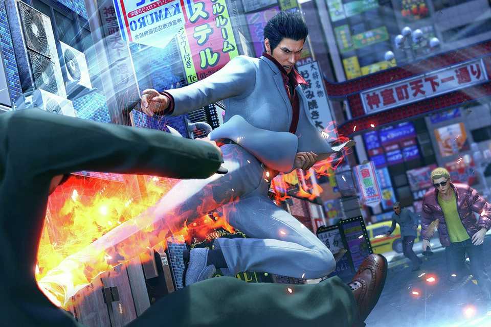 A screengrab from Yakuza Kiwami 3 & Dark Ties PS5 Game.