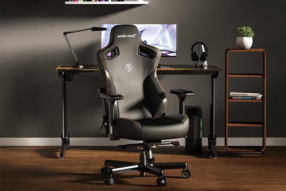 Anda Seat Kaiser Fabric Ergonomic Office Gaming Chair - Grey.