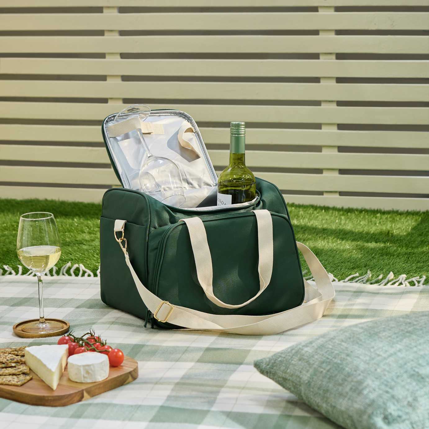 Home Dark Green Cool Bag.