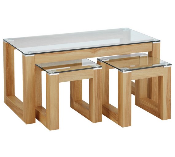 Buy Hygena Cubic Coffee Table Set with 2 Side Tables at Argos.co.uk Your Online Shop for