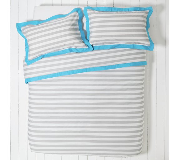Buy ColourMatch Highlight Stripe Bedding Set Single at Argos.co.uk