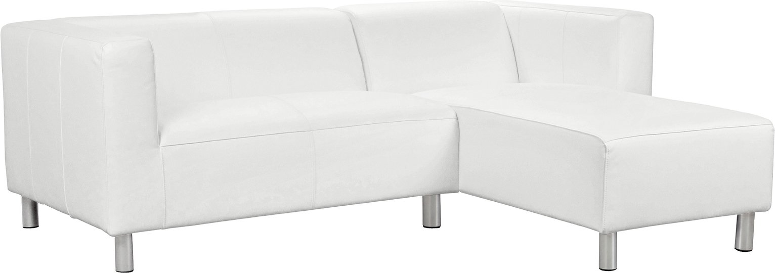 ColourMatch - Moda - Leather Eff Right Corner Sofa - Super White Review