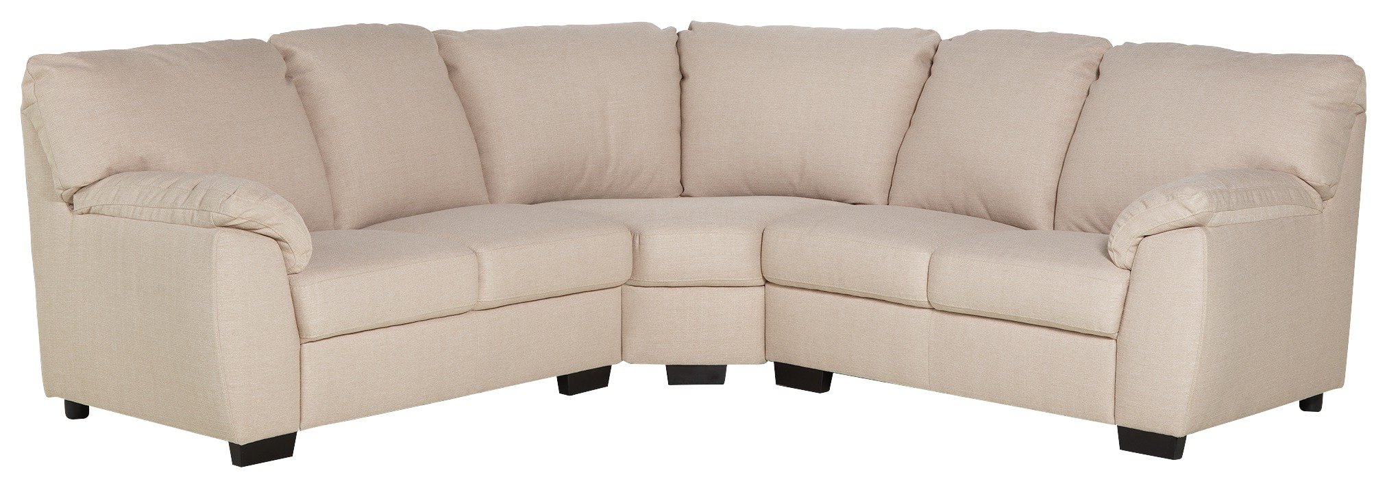 Collection - Milano - Fabric Dual Facing Corner Sofa - Mink Review