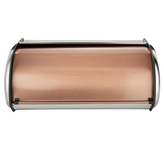 Buy Addis Roll Top Bread Bin Stainless Steel and Copper at Argos.co