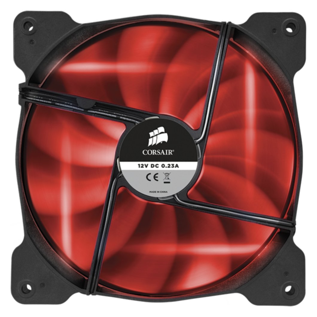 Corsair AF140 LED Red Cooler Fan - Single Pack Review