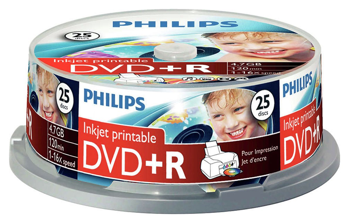 Philips - DVD+R 4.7GB 16X Pack of 25 on a Spindle Review