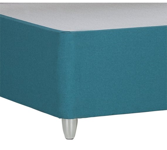 Buy Young Airsprung New Elliott Single Divan Bed & MattressTeal at