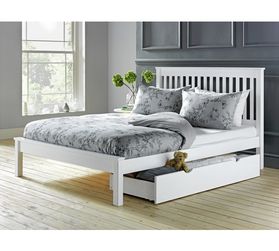 Buy Collection Aspley Double Bed Frame White at Argos.co.uk Your