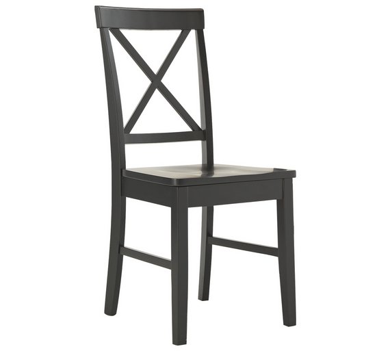 Buy HOME Jessie Dining Table and 4 Solid Wood Chairs Black at Argos.co.uk Your Online Shop