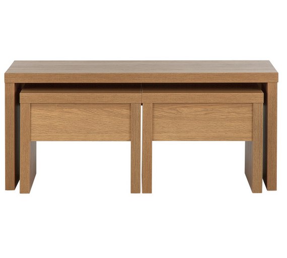 Buy Collection Coffee Table with Nest of 2 Tables at Argos.co.uk Your