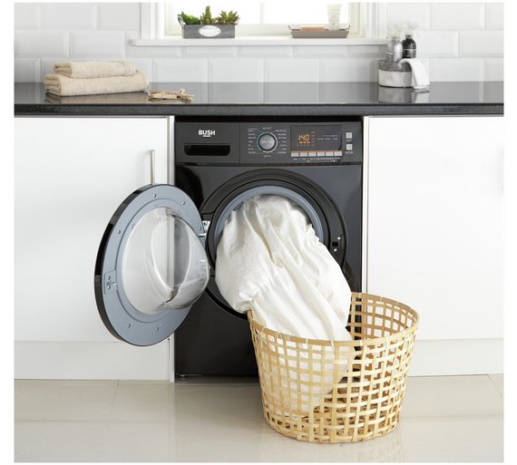 Buy Bush WMNSX914B 9KG 1400 Spin Washing Machine Black at Argos.co.uk