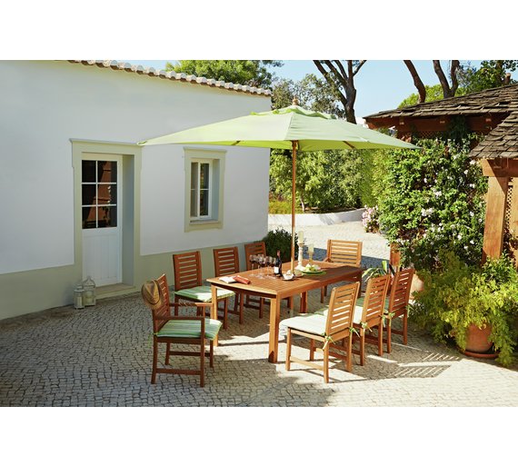 argos wooden patio set