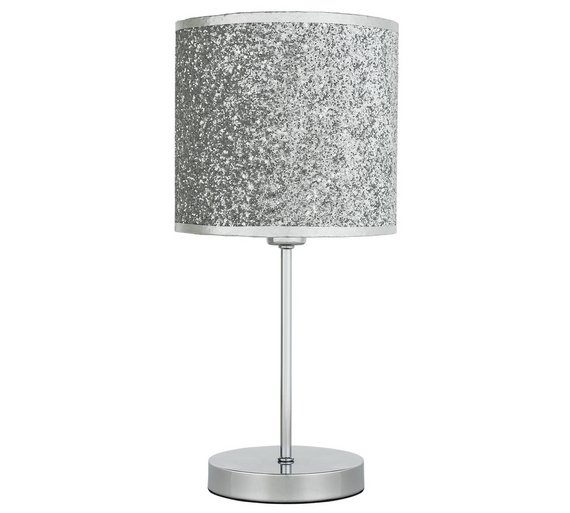 Buy HOME Sparkling Table Lamp Silver at Argos.co.uk Your Online