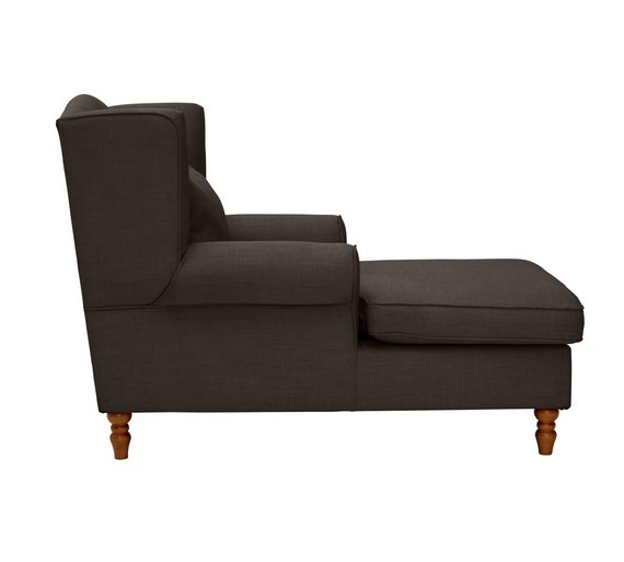 Buy Heart of House Padstow Fabric Chaise Longue Mocha at Argos.co.uk