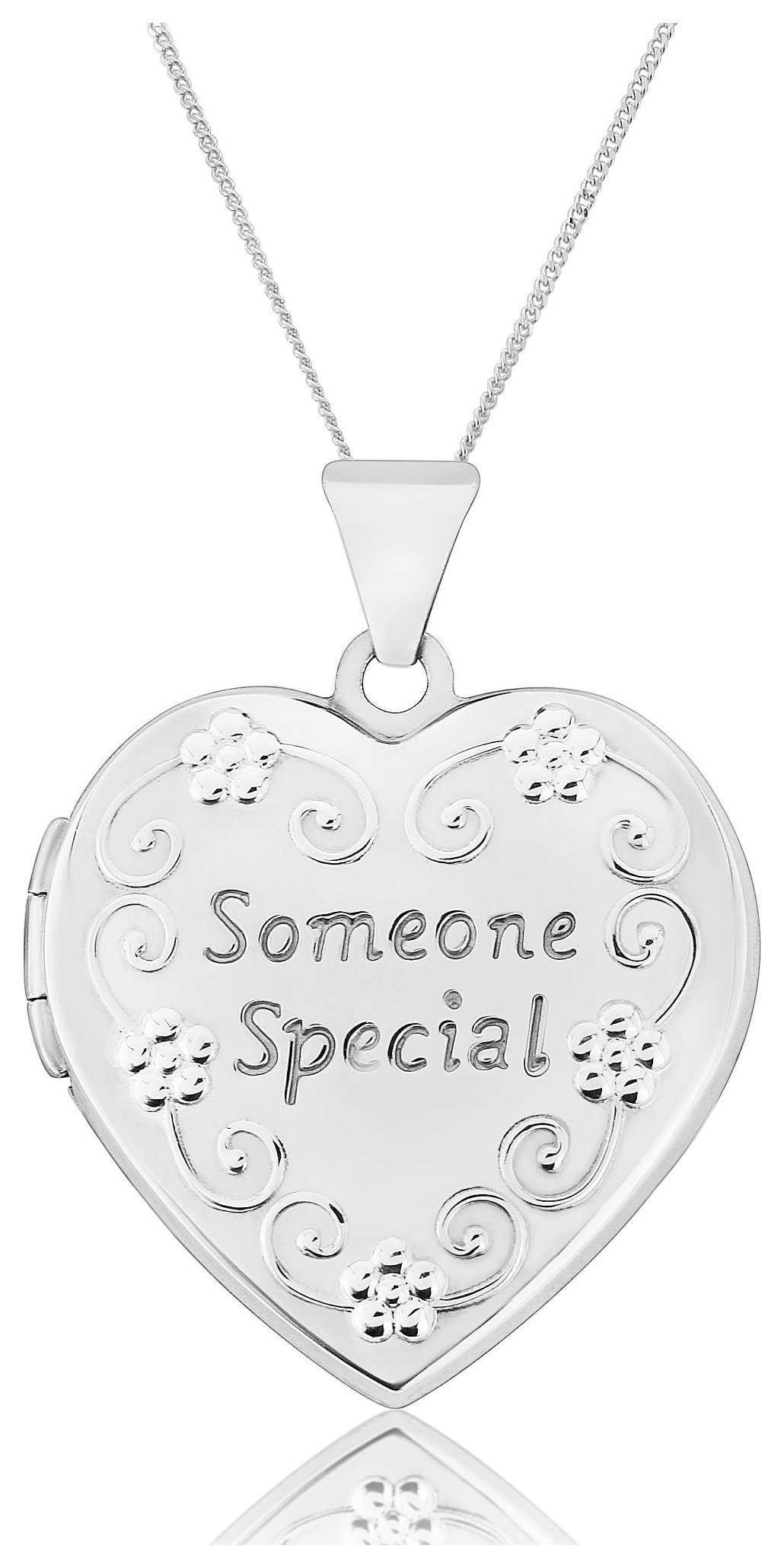 Sterling Silver - Heart Charm Locket Pendant. Review