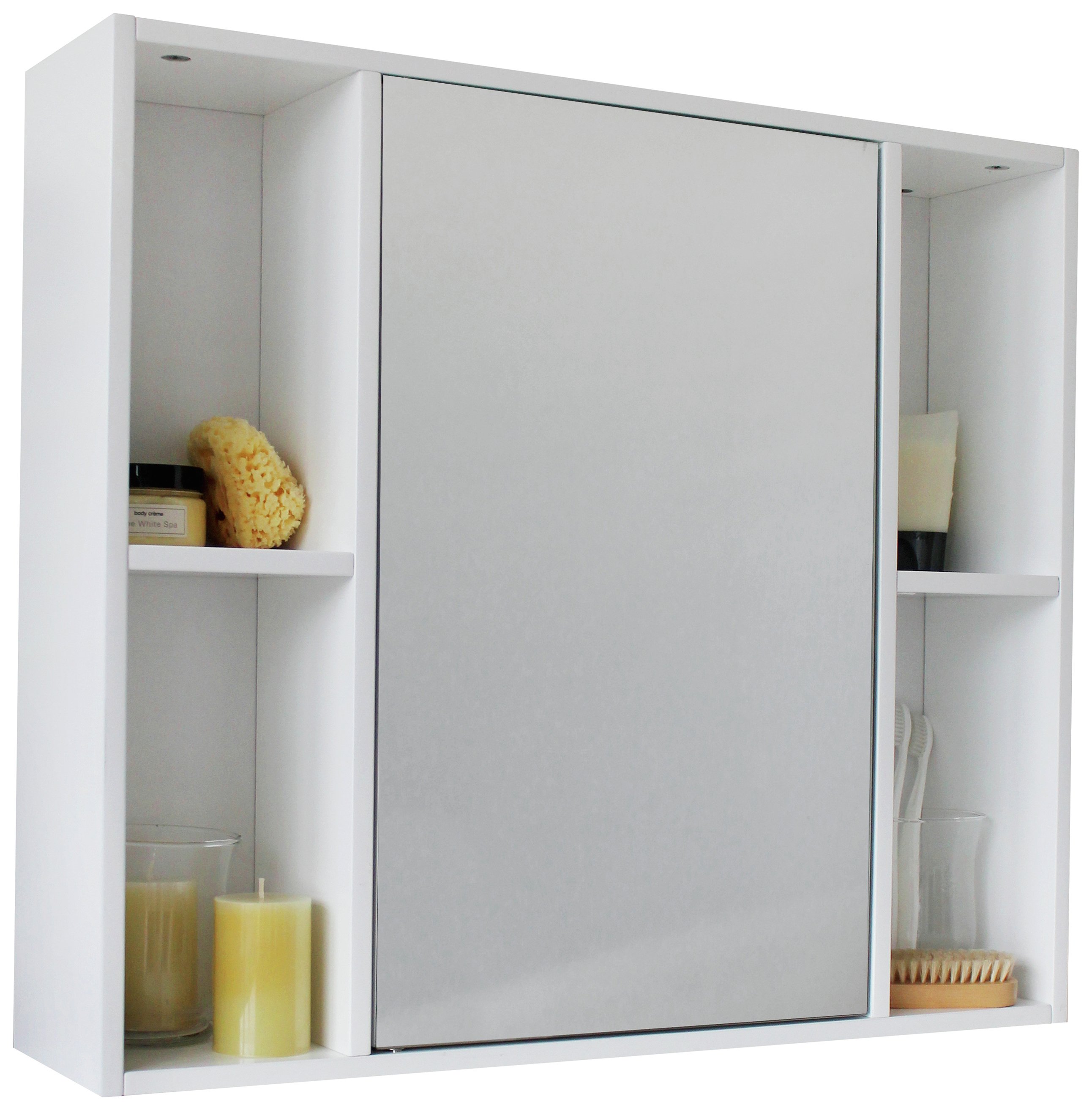 Buy HOME Mirrored Cabinet  White at Argos.co.uk  Your Online Shop for Bathroom cabinets 