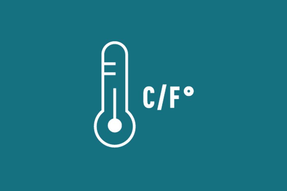 Heats up to 40 Degrees Celsius.