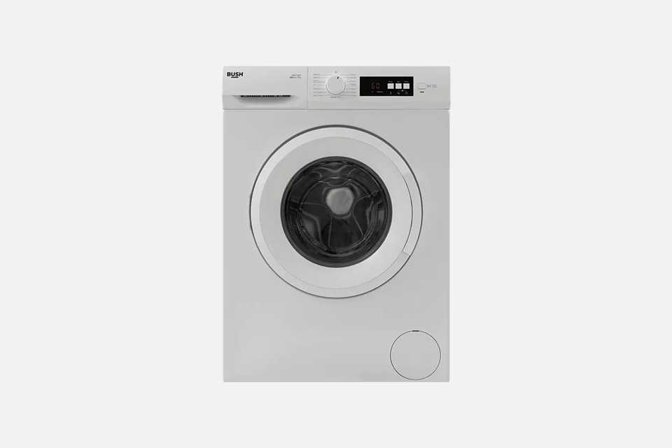 Bush white WMT0712EW 7kg 1200 spin washing machine.