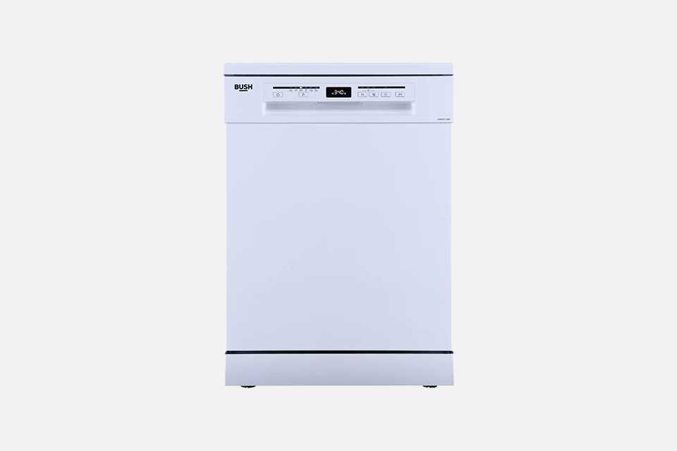 Bush white DWFSE126W full size dishwasher.