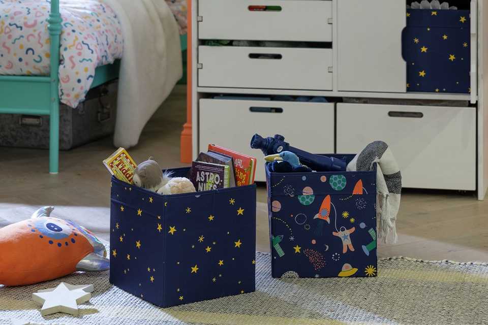 Habitat Space Set of 4 Storage Boxes.