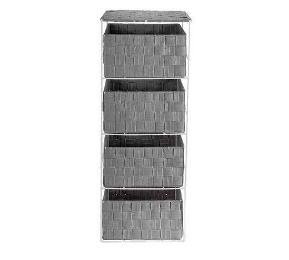 Buy ColourMatch 4 Drawer Storage Unit Dove Grey at Argos.co.uk Your