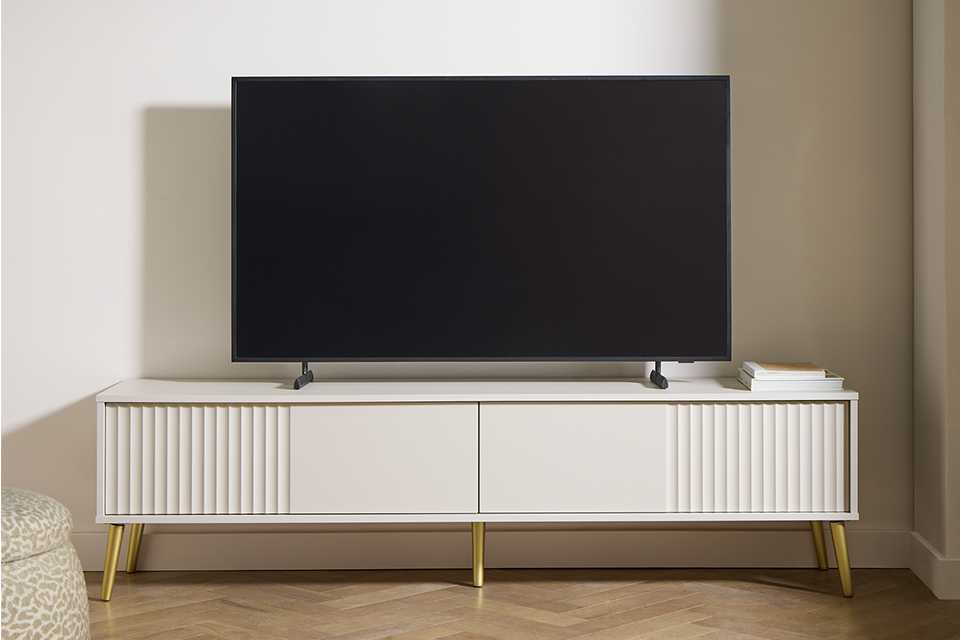 Habitat Fargo 2 Door TV unit - Natural.