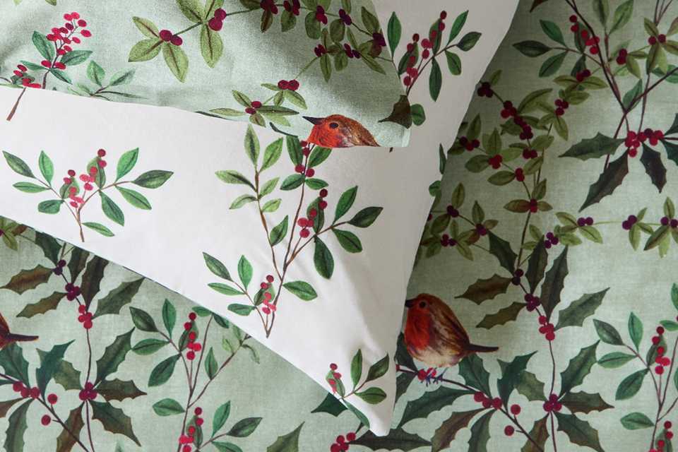 Argos Home Robin Foliage Green Bedding Set - Single.