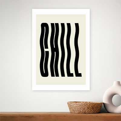 East End Prints Chill Art Print - A3.