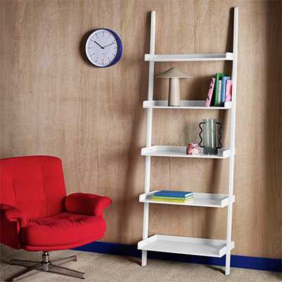 Habitat Jessi 5 Shelves Wide Bookcase - White.