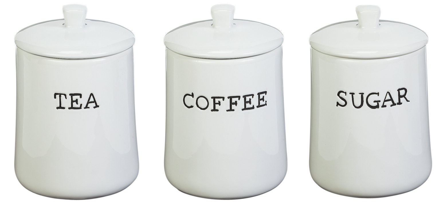 HOME - New York Set of 3 Ceramic Storage Jars Review