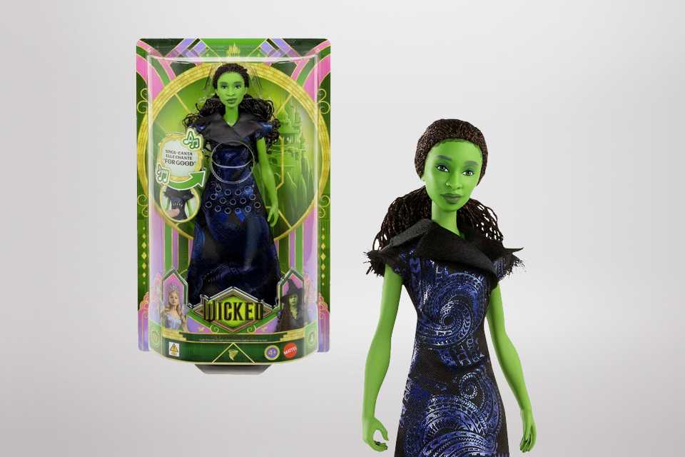 Wicked For Good, Collectable singing Elphaba Doll.