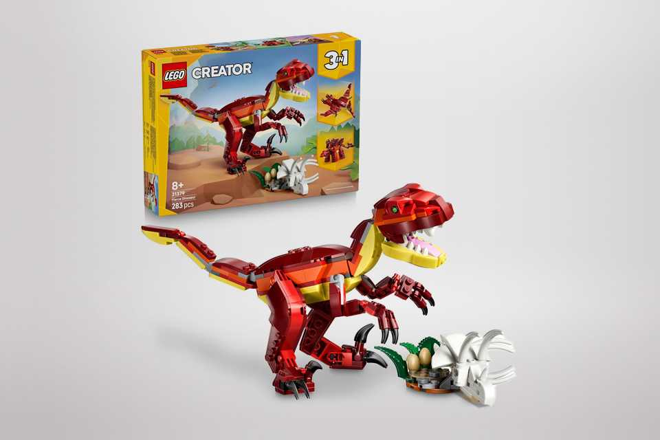 LEGO® Creator 3in1 Fierce Dinosaur Figure Building Toy.