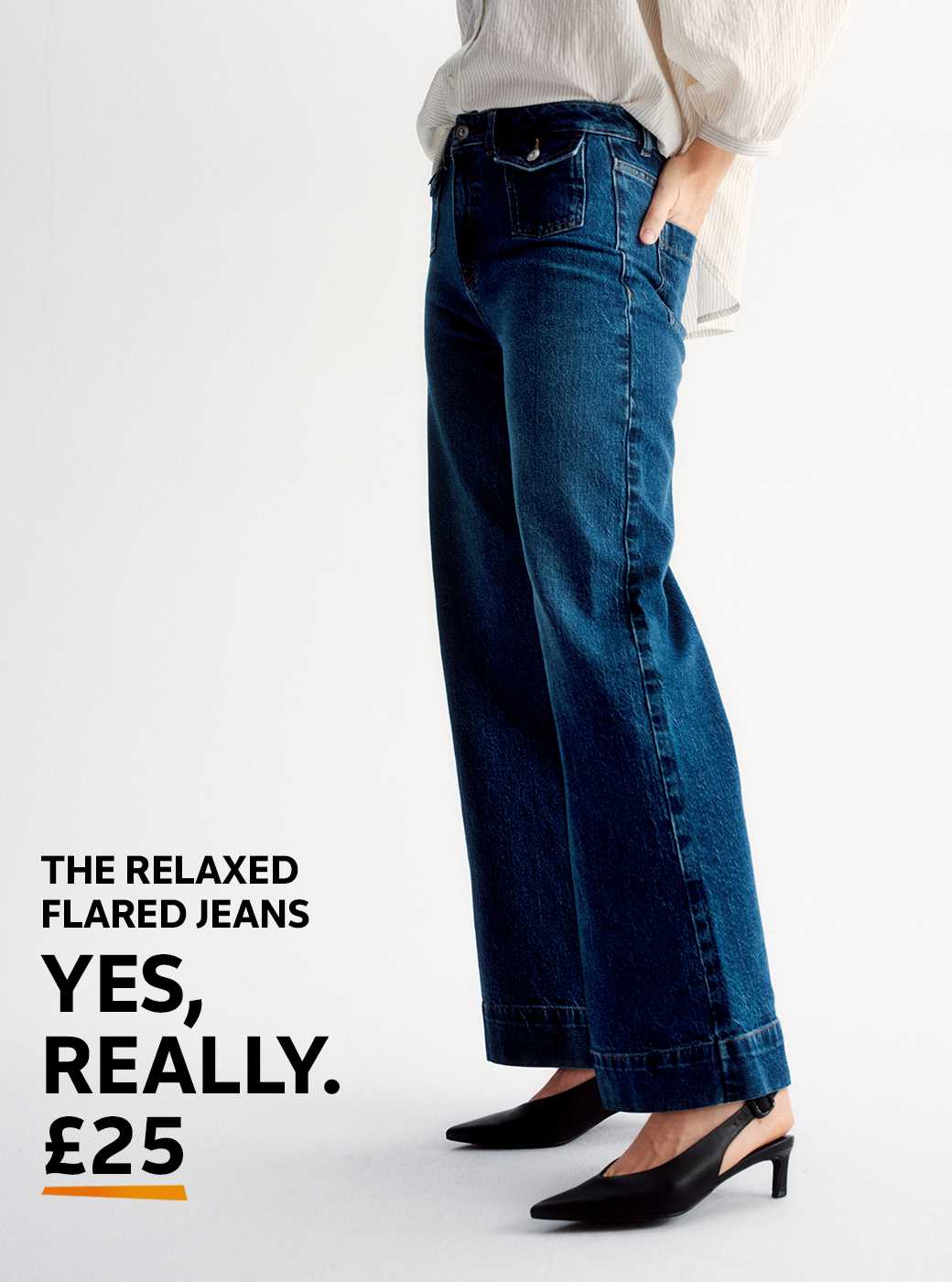 The relaxed flared jeans. Yes, really. £25.