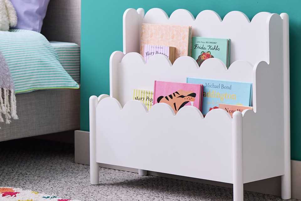 Habitat Kids Scalloped Bookcase - White.