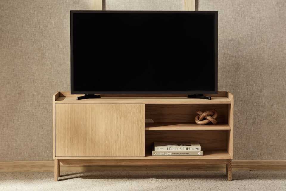 Habitat Jessie 1 Door TV Unit - Natural.