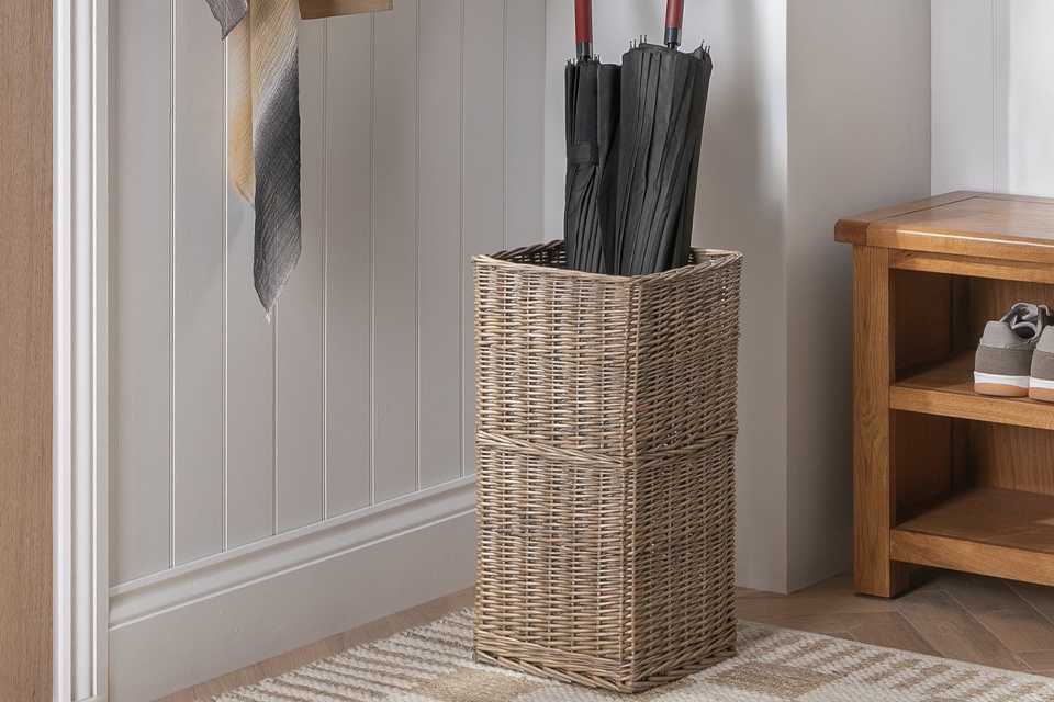 Argos Home Square Umbrella Stand.