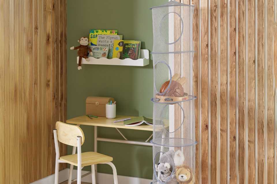 Argos Home Kids Hanging Storage Unit - Grey.