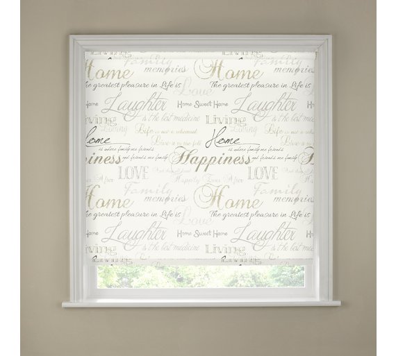 Buy 5ft Typography Roller Blind at Argos.co.uk Your Online Shop for