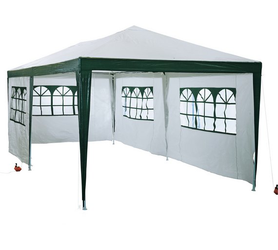 Buy HOME Waterproof 3m x 6m Garden Gazebo with Side Panels at Argos.co.uk Your Online Shop for