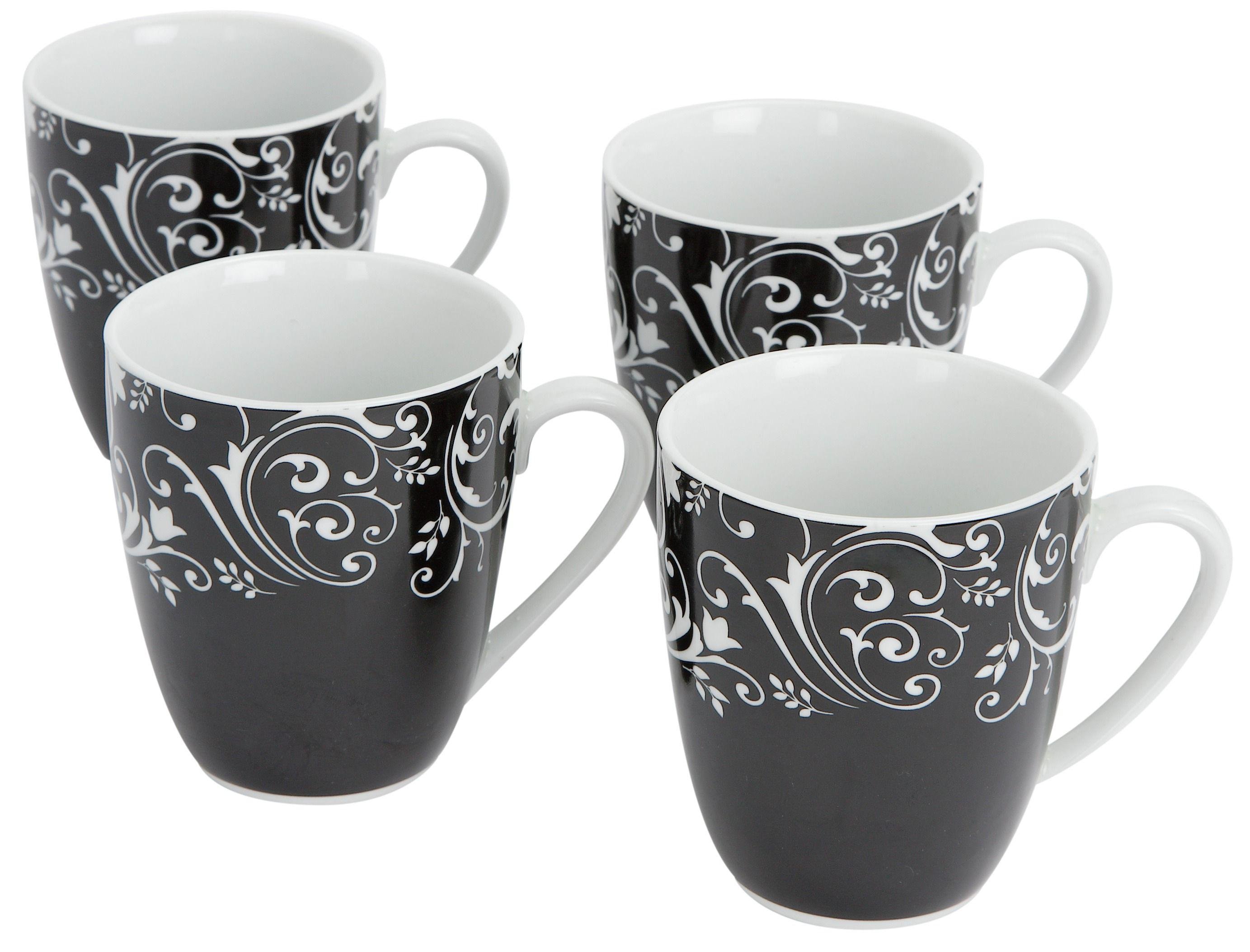 HOME Set of 4 Porcelain Mugs Review