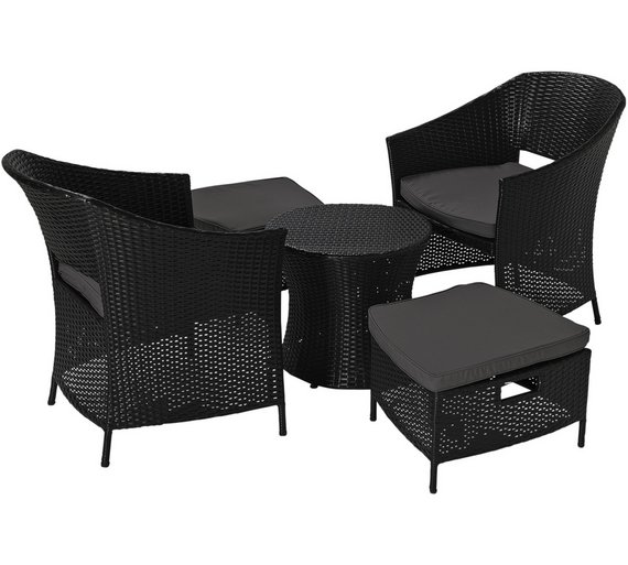 Buy HOME Rattan Effect 2 Seater Egg Set with Stools at Argos.co.uk Your Online Shop for Garden