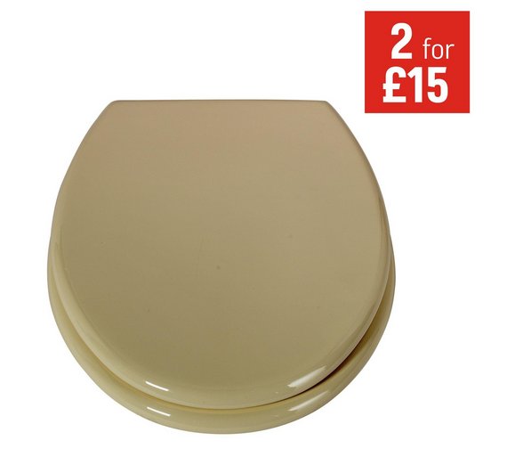 Buy ColourMatch Toilet Seat - Cream at Argos.co.uk - Your Online Shop