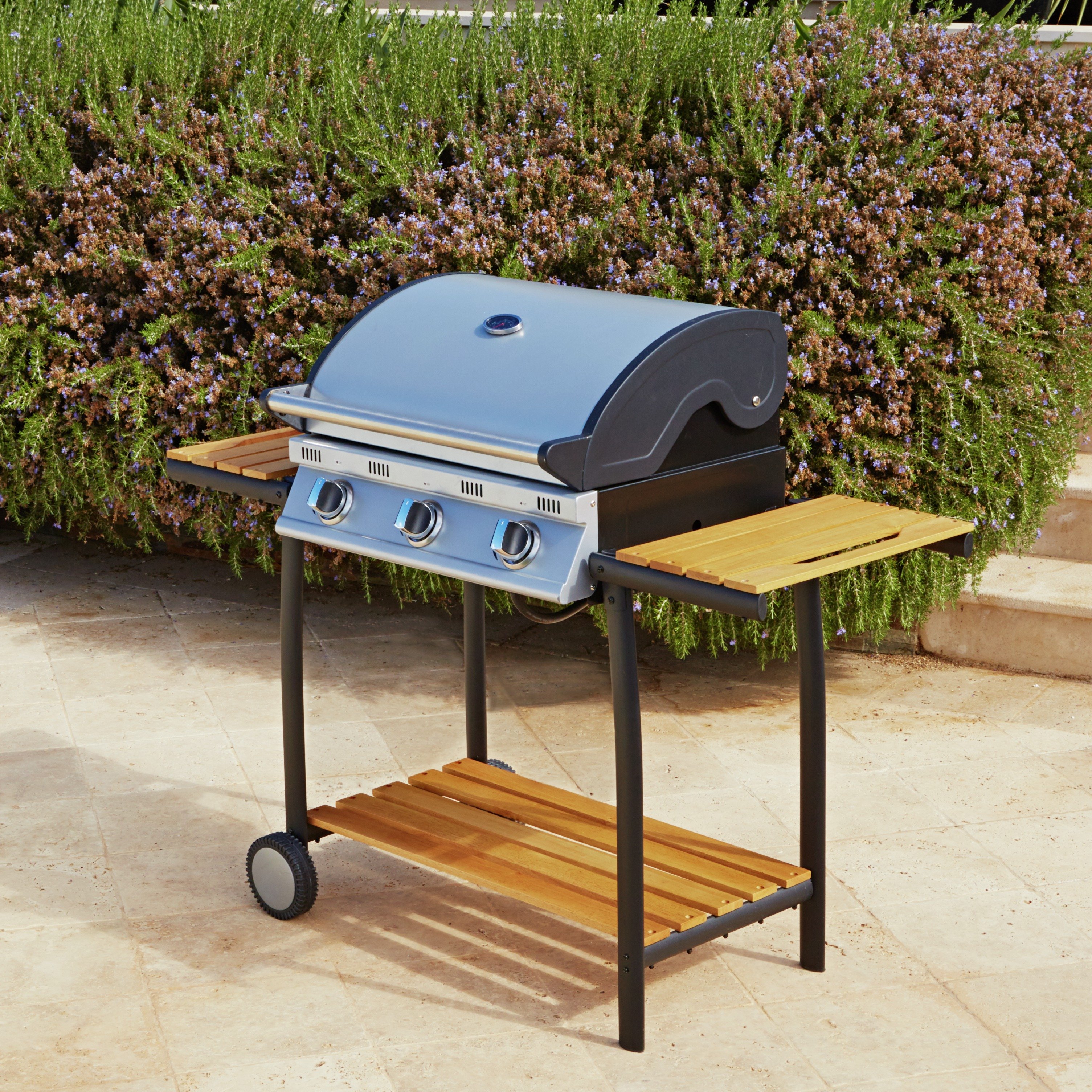 3 Burner Gas BBQ With shelf Review