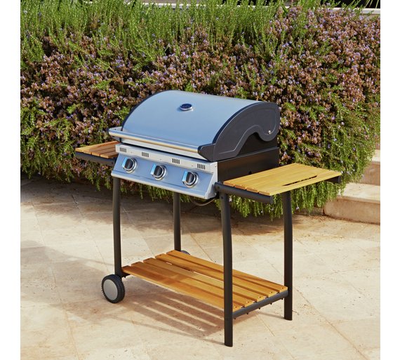 Buy 3 Burner Gas BBQ With shelf at Argos.co.uk Your Online Shop for