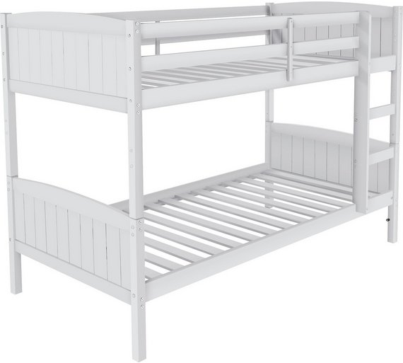 Buy HOME Detachable Bunk Bed with Ashley MattressWhite at Argos.co.uk